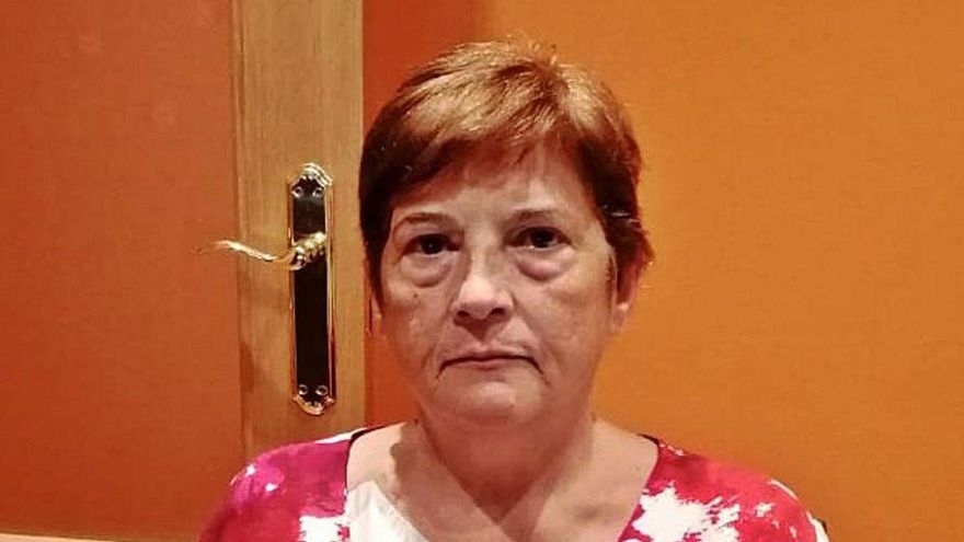 Josefa Jiménez, ayer en su casa de La Corredoria.