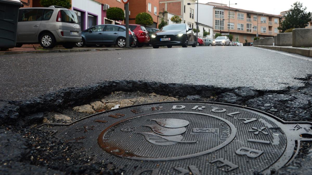 Bache ubicado en la ronda Higuerillas de Plasencia.