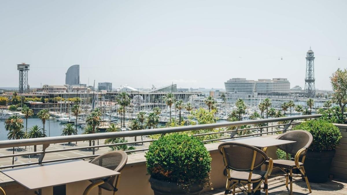 Terraza del Hotel Duquesa de Cardona