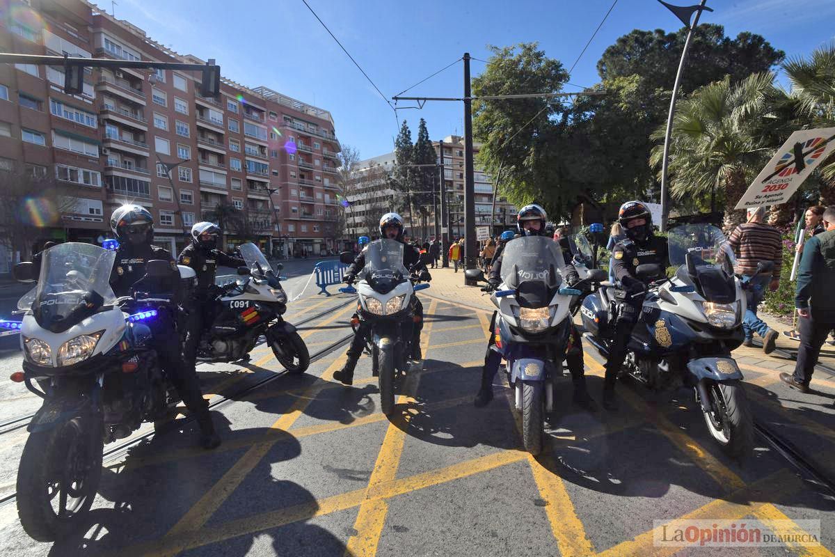 Miles de agricultores y ganaderos toman las calles de Murcia