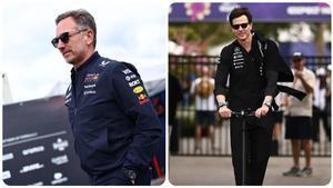 Chris Horner y Toto Wolff, dos rivales en el paddock