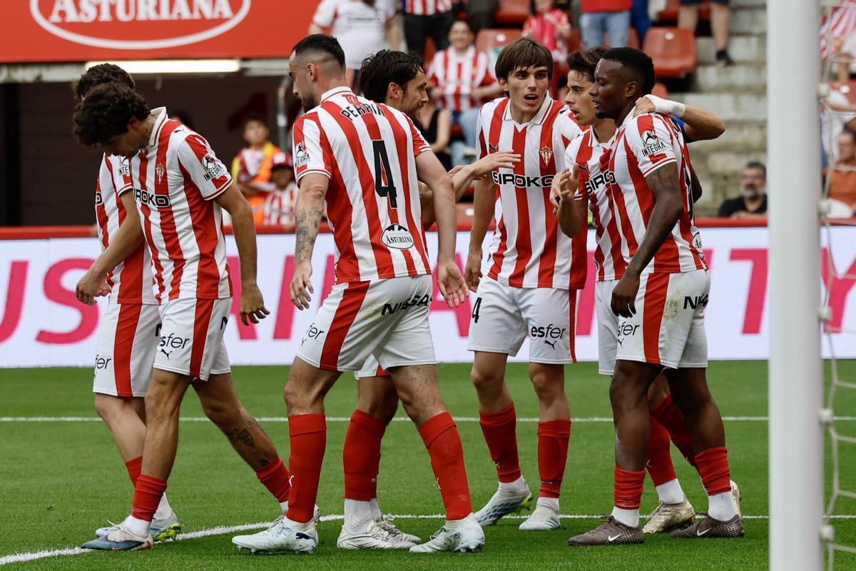 Molinón. Sporting-Almería.
