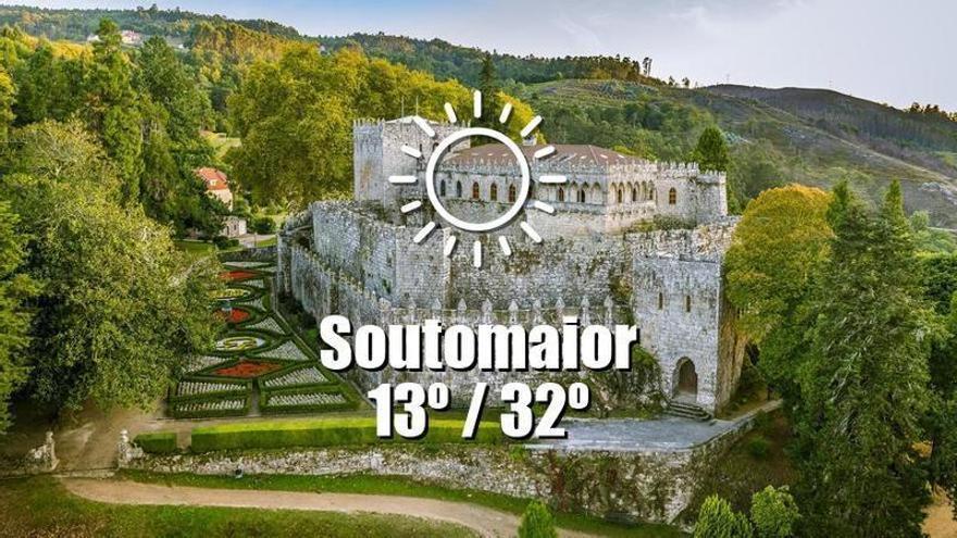 El tiempo en Soutomaior: previsión meteorológica para hoy, domingo 26 de julio