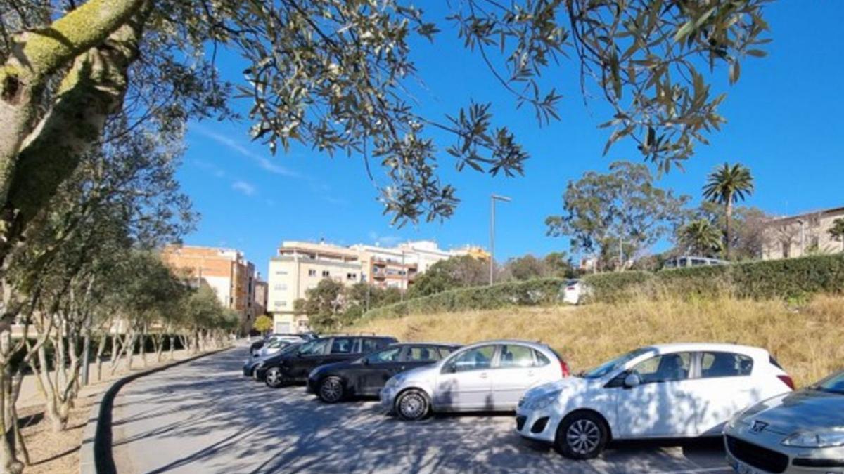 Un dels aparcaments de Lloret que passarà a ser de zona verda per afavorir la rotació