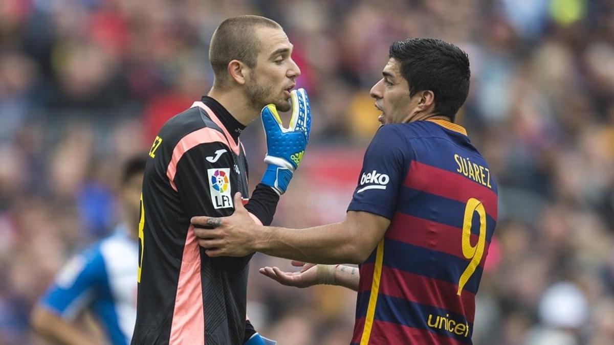 rpaniagua33807820 barcelona   08 05 2016       luis suarez y pau lopez discute160831205050