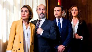 Los protagonistas de la serie ’Vota Juan’.