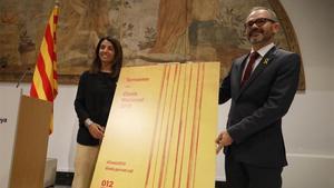 La ’consellera’ de Presidència, Meritxell Budó, y el vicepresidente del Parlament, Josep Costa, han presentado los actos institucionales que convoca el Govern y el Parlament con motivo de la Diada del 2019.