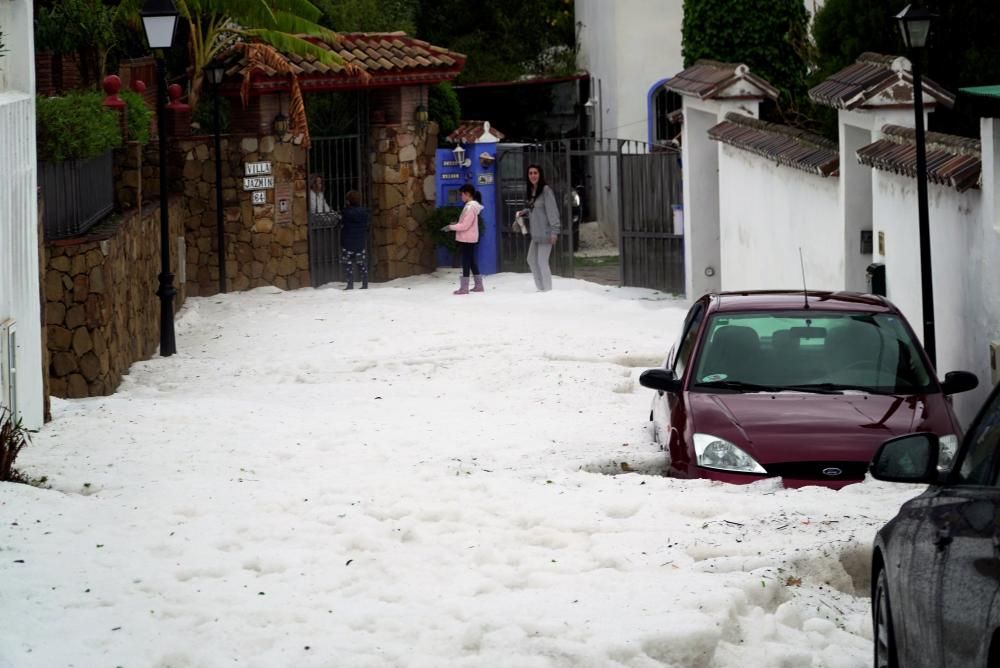 Campanillas, la zona más afectada por el temporal esta madrugada