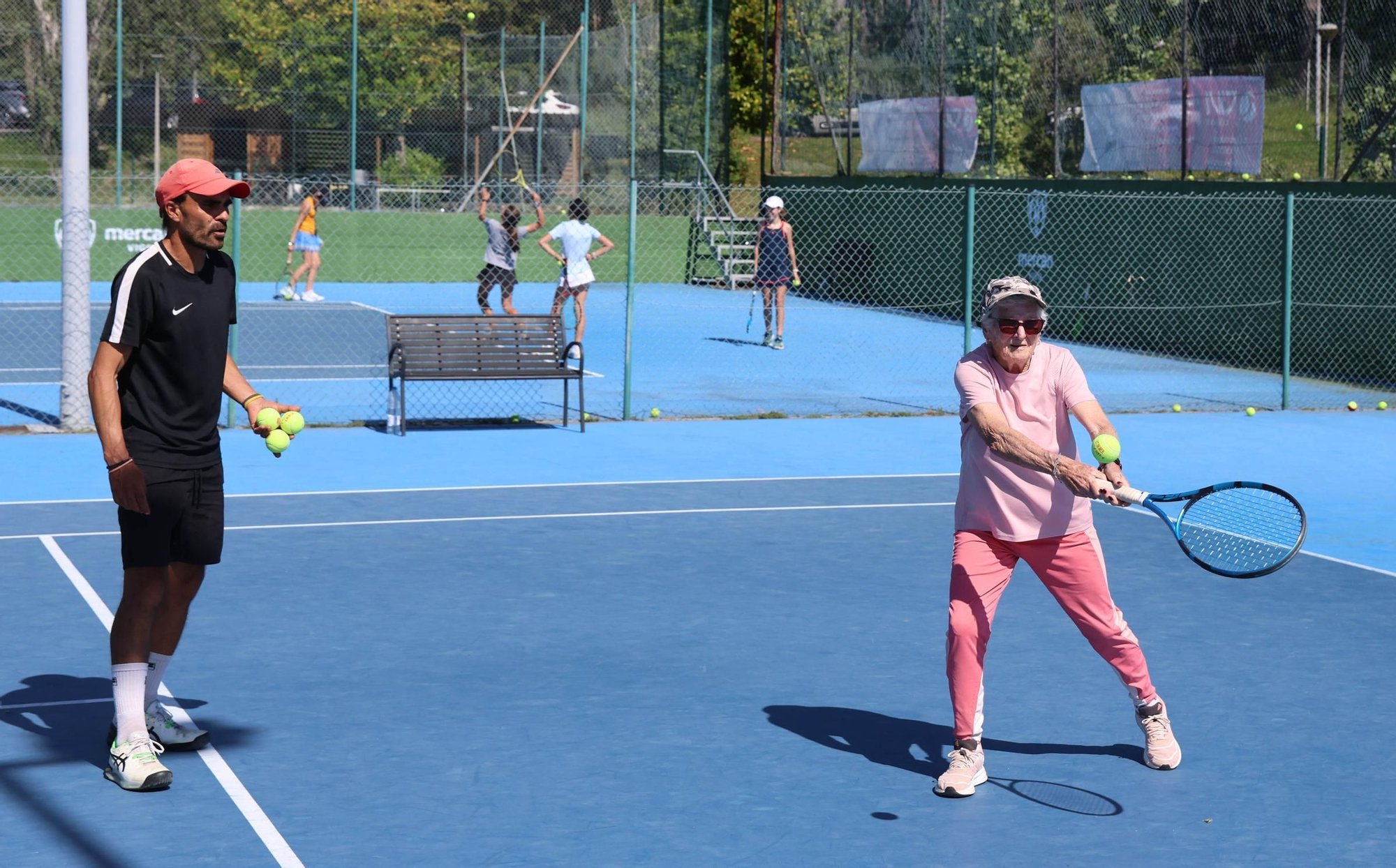 El ‘match ball’ de Esther a sus 90 años: “Estoy como una rosa”