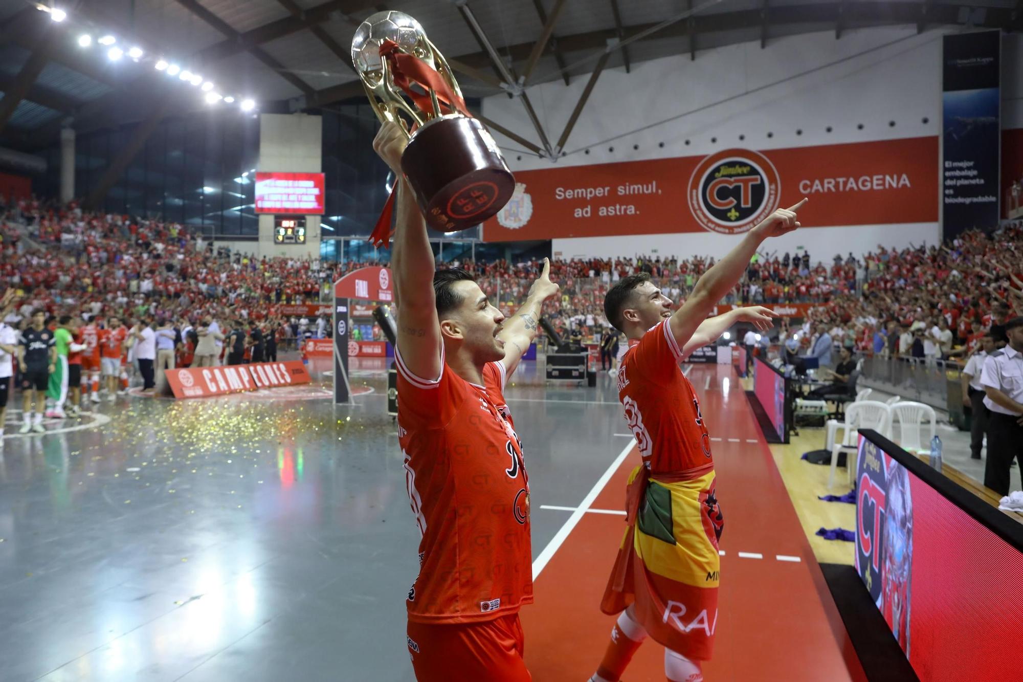 Jimbee Cartagena aplasta a ElPozo Murcia y levanta el título por primera vez en su historia