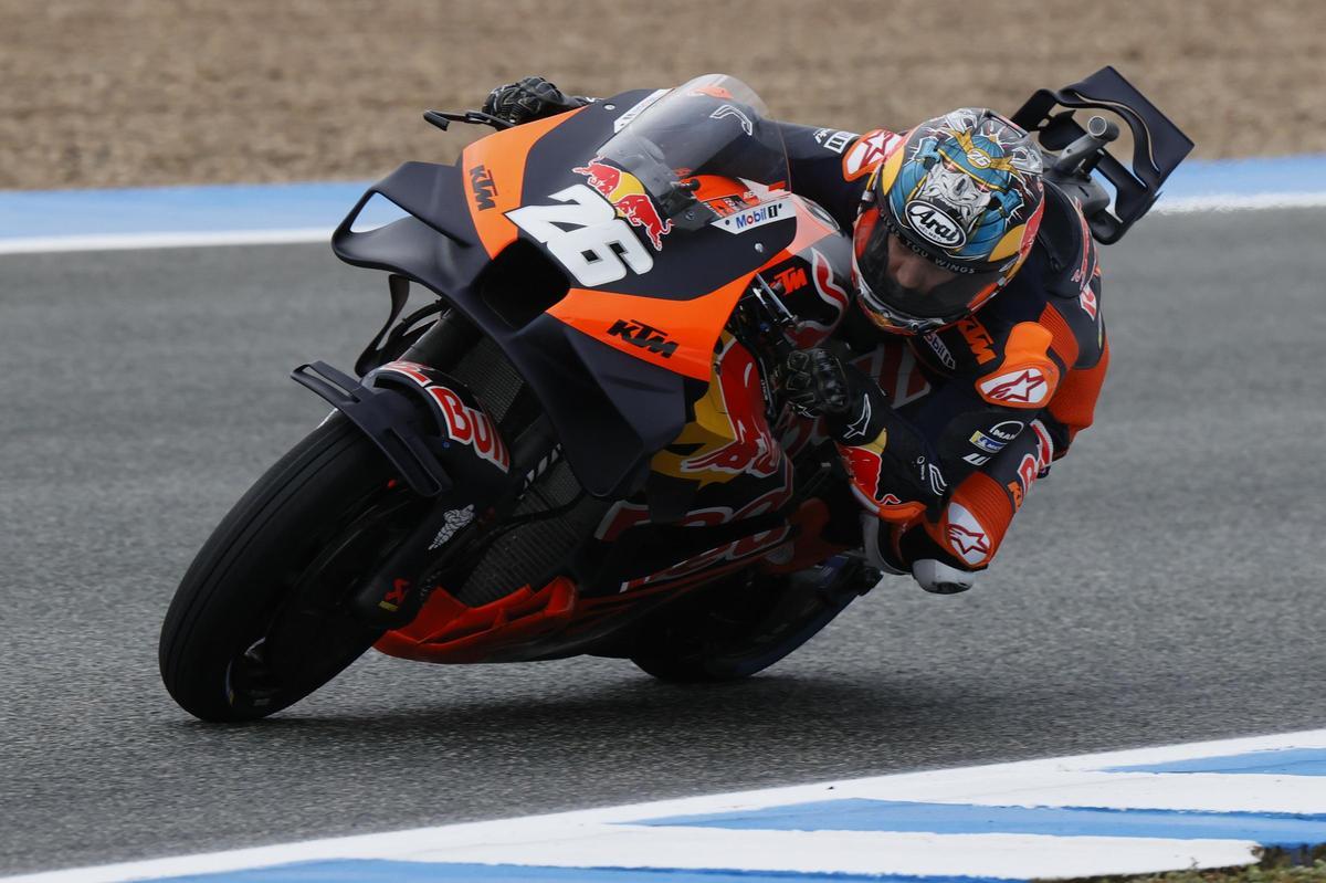 Pedrosa, durante el Gran Premio de Jerez