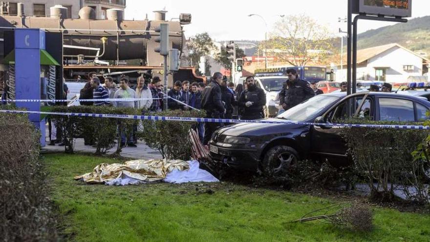 Muere tras ser arrollado por un conductor novel que invadió la acera en Ourense