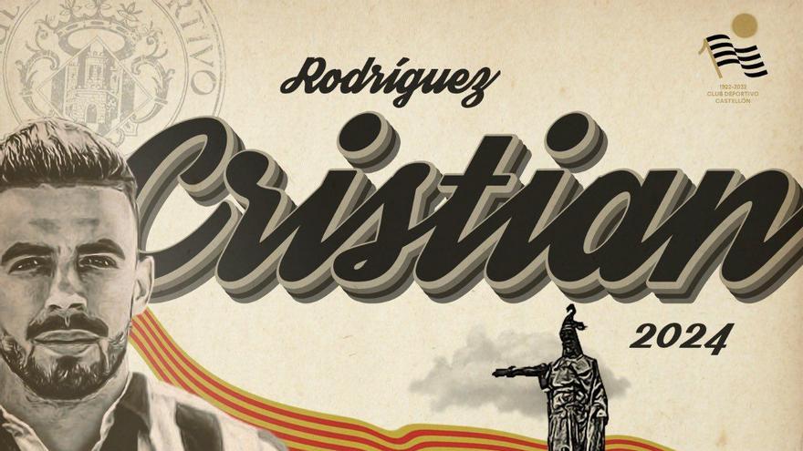 OFICIAL | El mediocentro Cristian Rodríguez firma por el Castellón hasta 2024