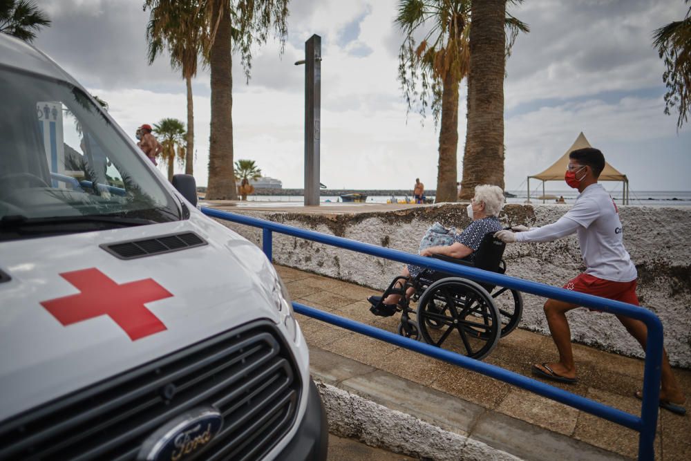 Varias personas con movilidad reducida volvieron a disfrutar.