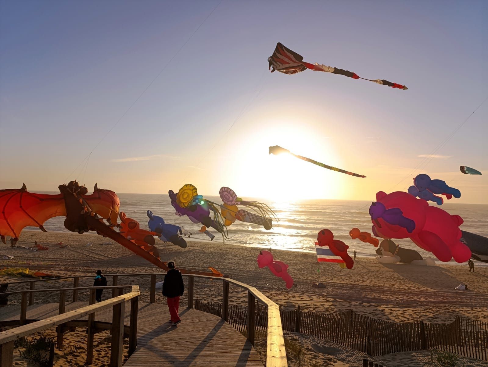 Magia para la vista: el festival de cometas que colorea el aire en Portugal