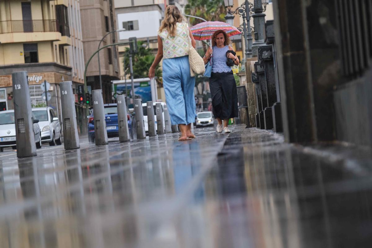 Lluvias en Tenerife