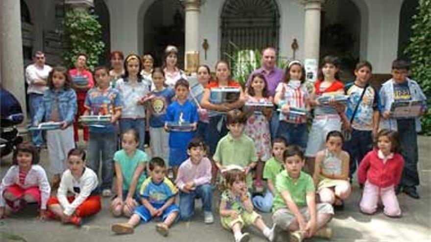 Los ganadores del concurso de dibujo del Corpus