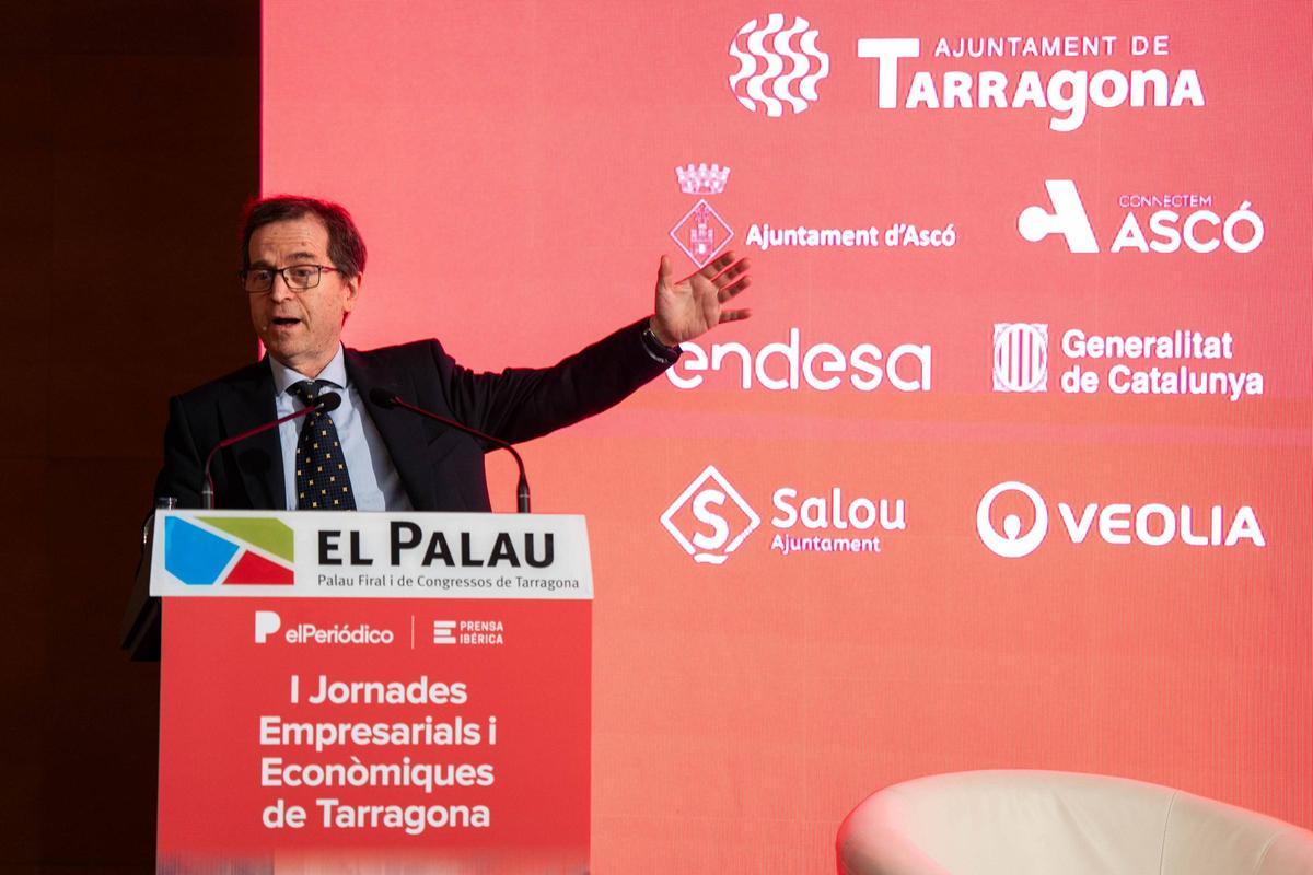 Clausura institucional de las jornadas a cargo de Francesc Trilla, secretario de Asuntos Económicos y Fondos Europeos de la Generalitat de Catalunya.