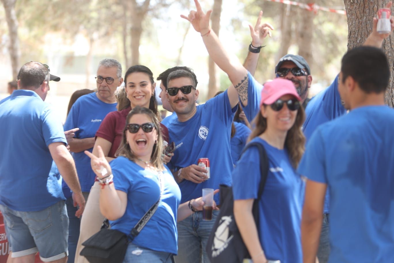 Las Paellas de Hogueras celebradas en el parque Lo Morant