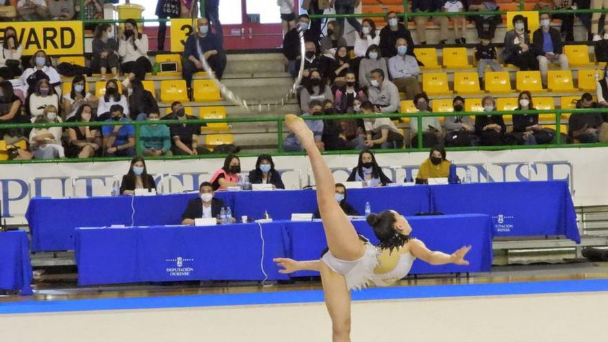 Más de un centenar de gimnastas saltarán este fin de semana en el Pazo