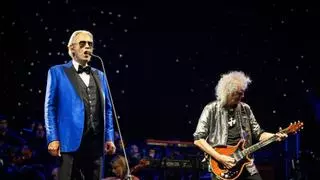 Del rock de Queen a la ópera: las estrellas mundiales Brian May y Andrea Bocelli conquistan Tenerife