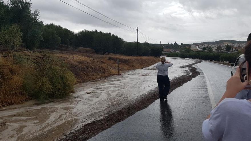 La Aemet lanza un aviso por fuertes tormentas para mañana en la Subbética