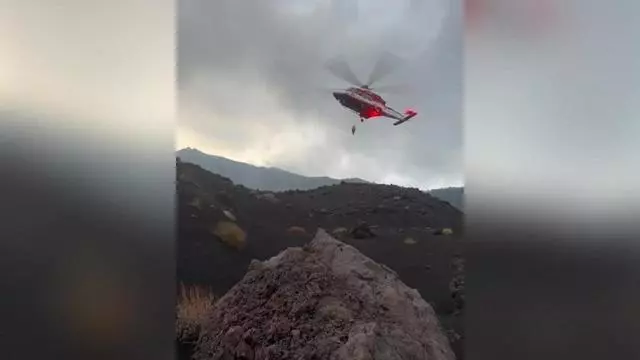 Un turista estadounidense muere alcanzado por un rayo mientras escalaba el Etna
