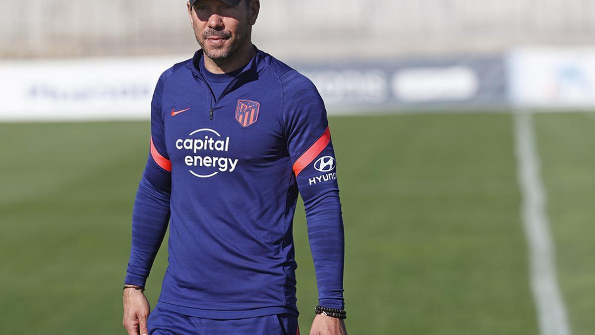 Entrenamiento del Atlético de Madrid