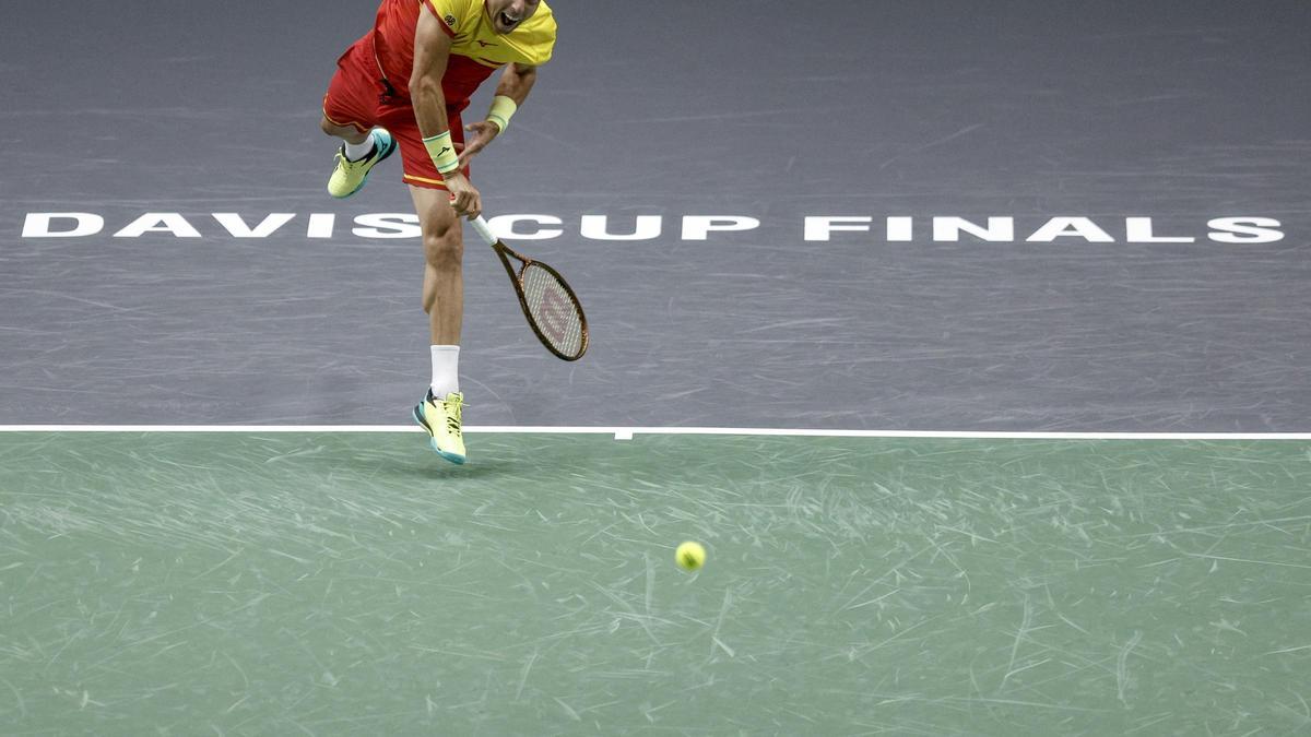 España juega ante Francia en la cuarta jornada del Grupo B de las Finales de la Copa Davis