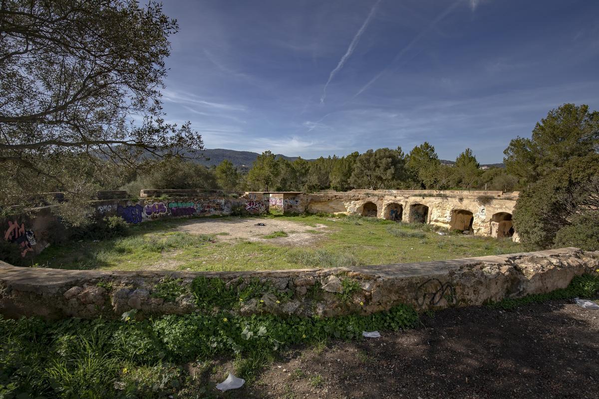 Antigua plaza de toros de Son Puigdorfila.
