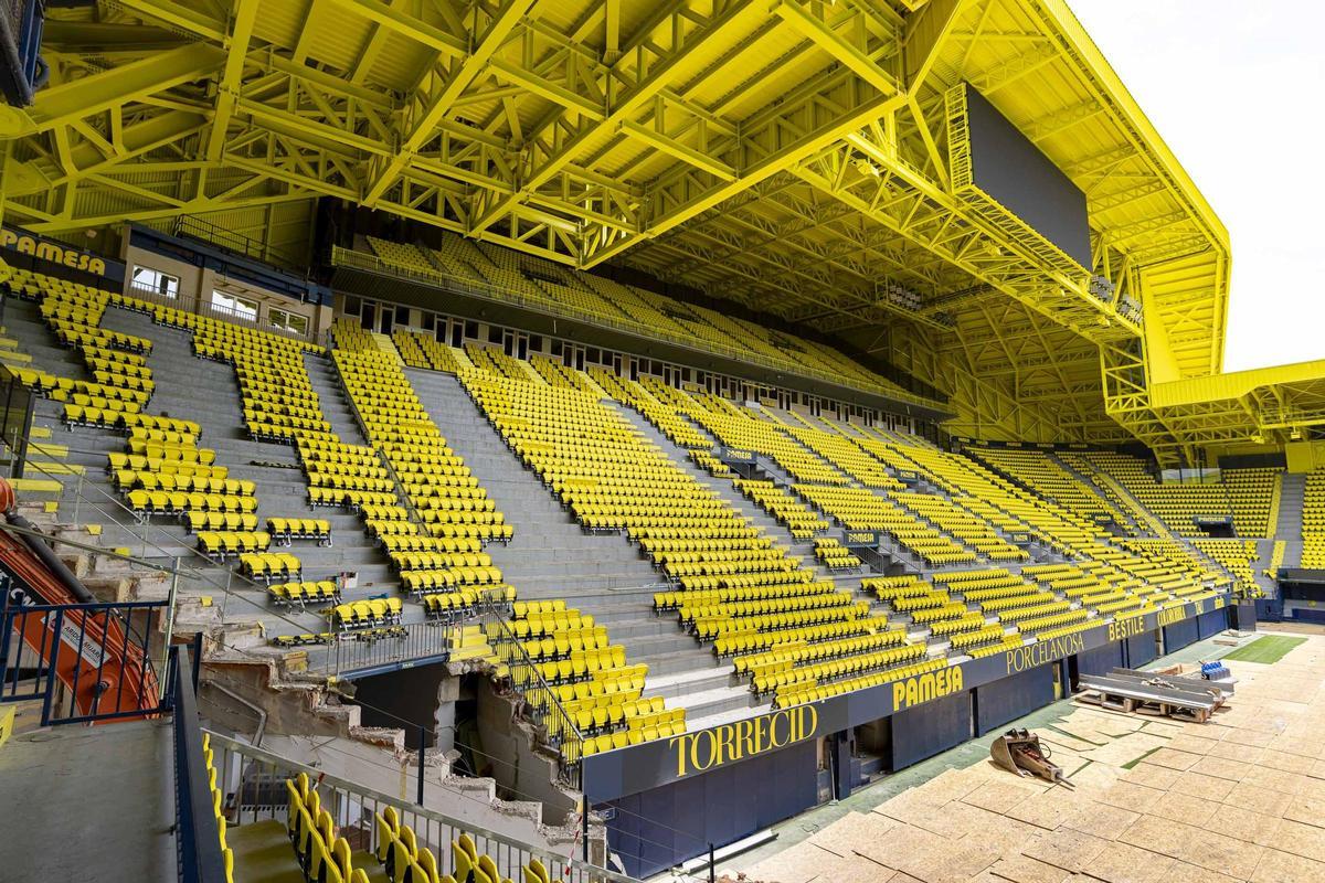 Galería | Así se encuentra el Estadio de La Cerámica en plenas obras