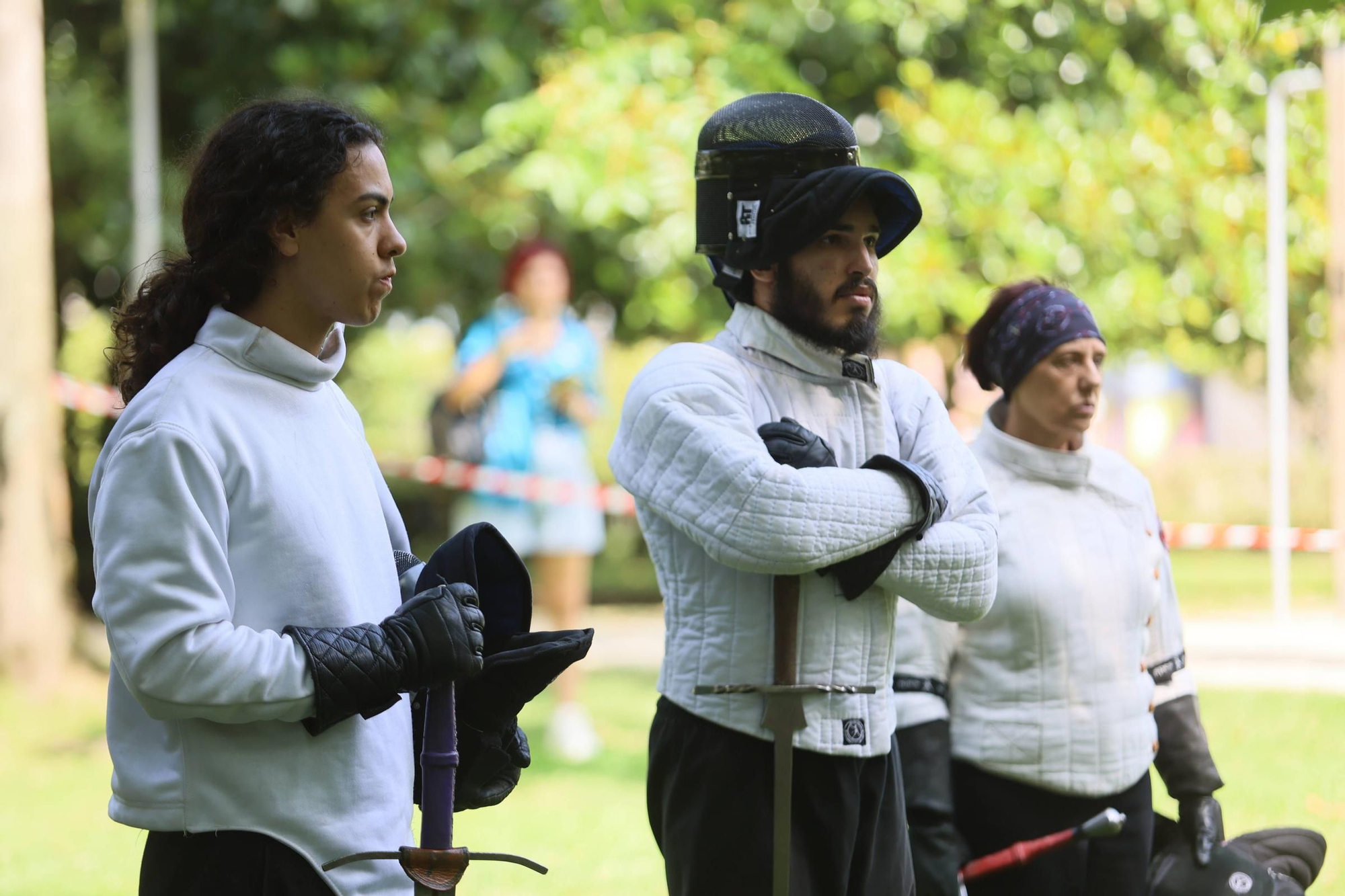 EN IMÁGENES: Los talleres de esgrima del Festival Celsius en Avilés