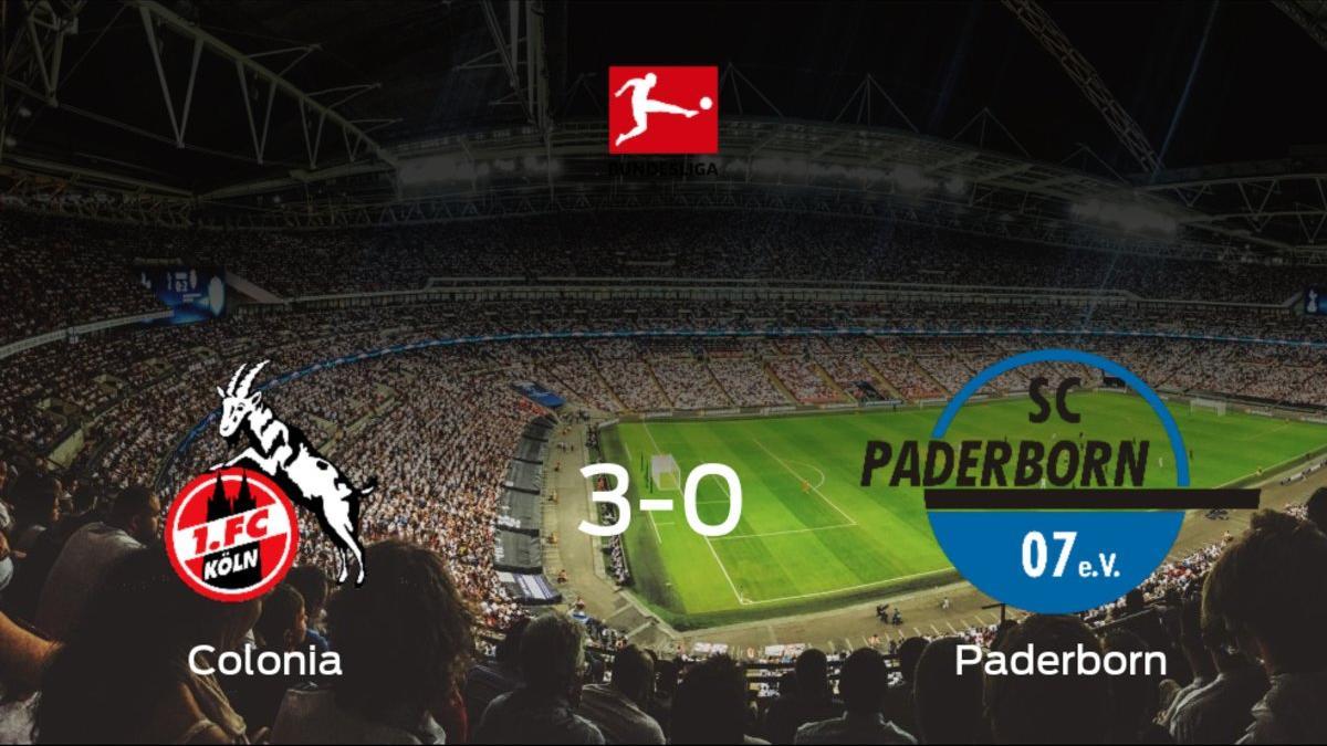 El Colonia se hace con los tres puntos tras golear al Paderborn en casa (3-0)