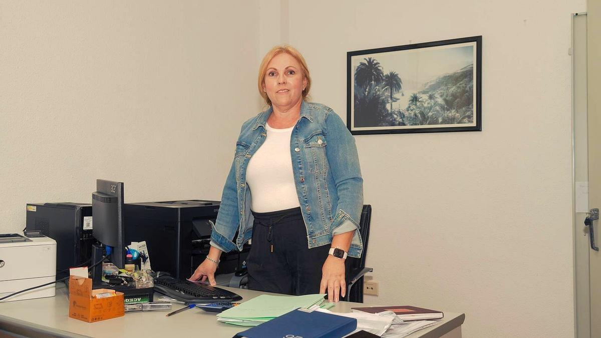 Carmen Delia Ramos, secretaria de la Heredad Acequia Alta de Sardina y agricultora.