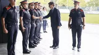 Illa se reúne con los Mossos d'Esquadra tras la fuga de Puigdemont