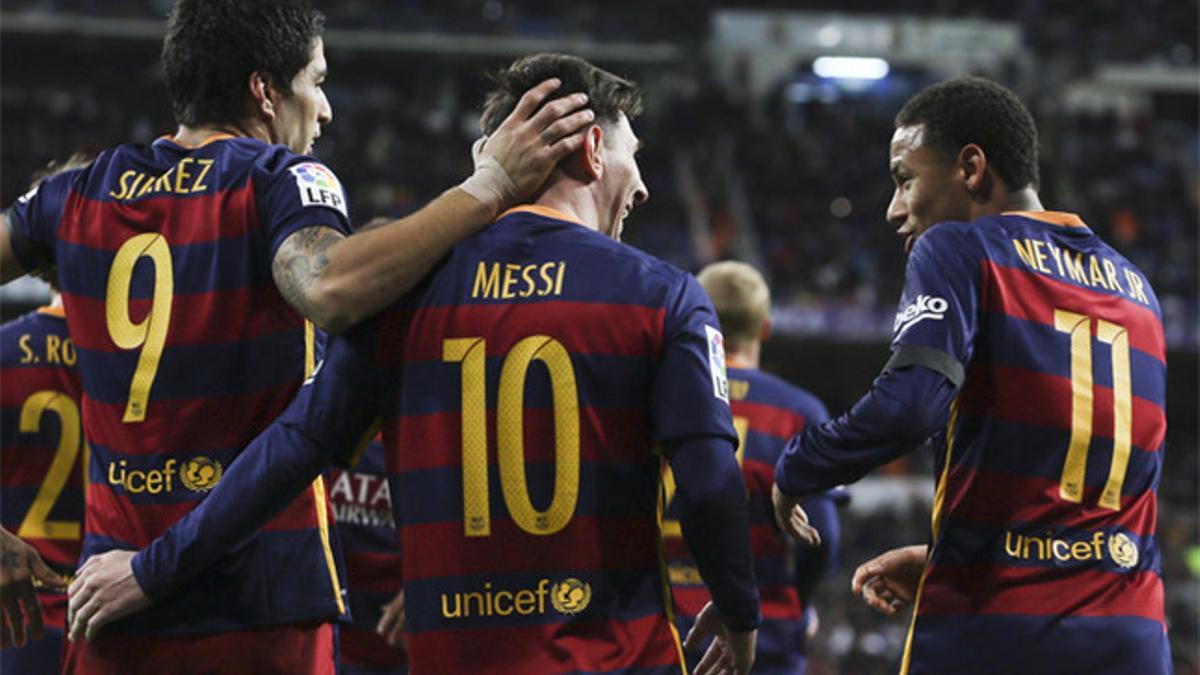 Suárez, Messi y Neymar, el tridente del FC Barcelona, ya suman 20 o más goles cada uno de ellos esta temporada. Como en la anterior...