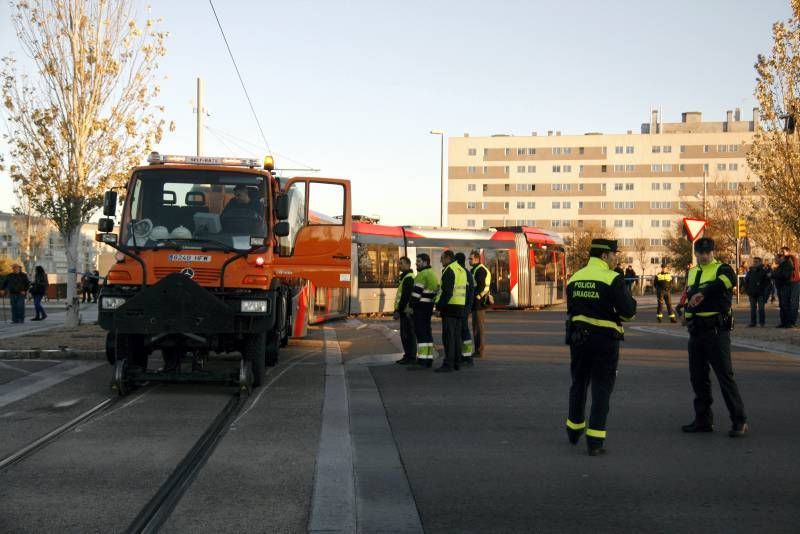 Fotogalería: Accidente del tranvía de Zaragoza