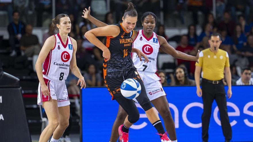 Casademont Zaragoza - Valencia Basket: las semifinales de la Copa de la Reina, en vivo y en directo