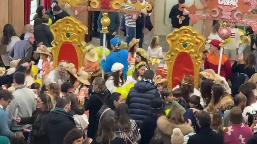 Recepción de los Reyes Magos en el Ayuntamiento de Murcia