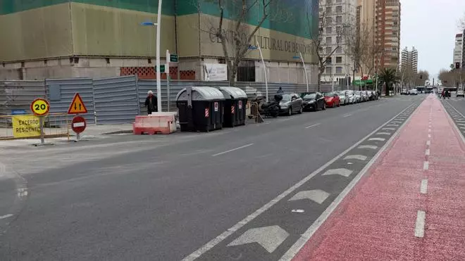 Benidorm rehabilitará otro tramo de la avenida de Europa a la altura del Centro Cultural