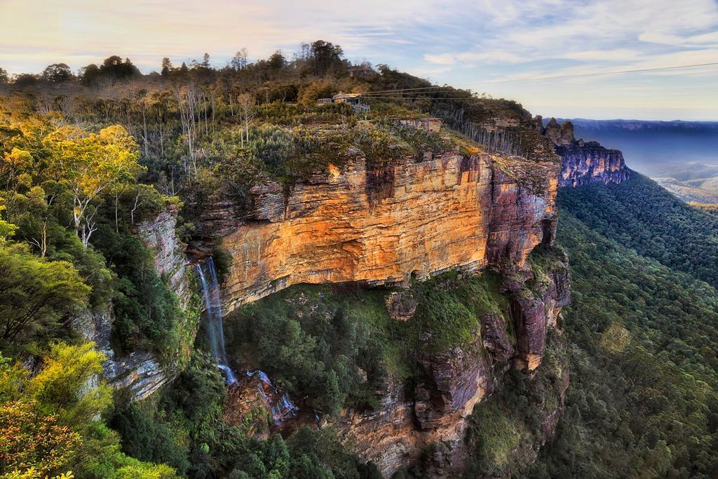 La cascada de Katoomba es uno de los escenarios más míticos de las Montañas Azules