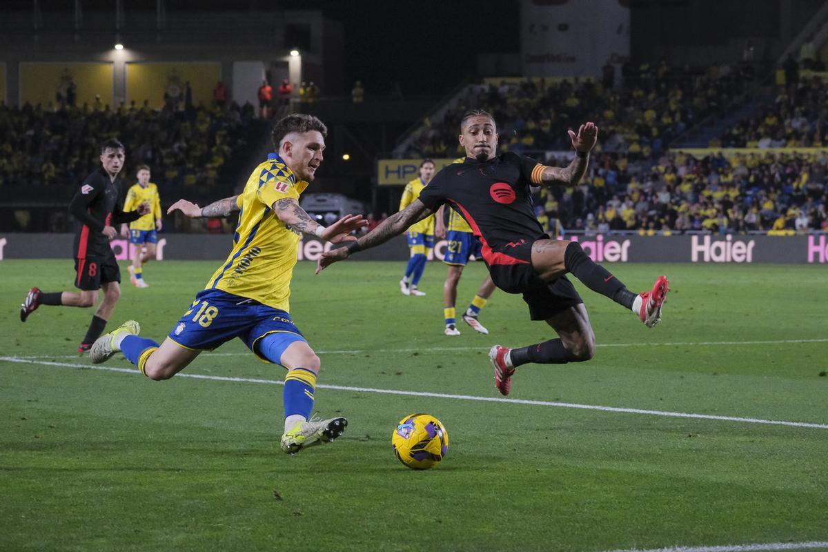 El partido UD Las Palmas-FC Barcelona, en imágenes (0-2)