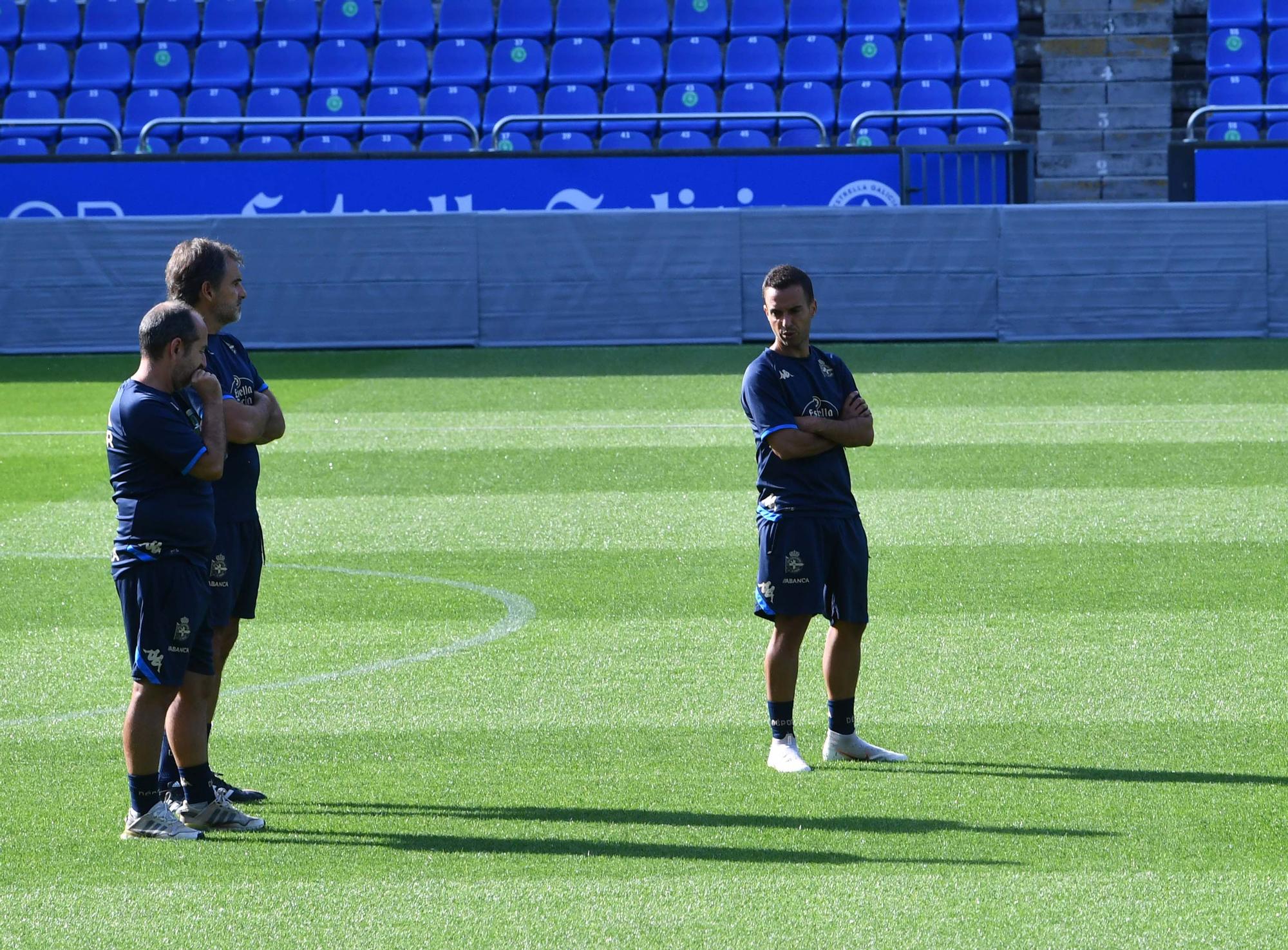 Sin partido con el DUX, el Deportivo se entrena en Riazor