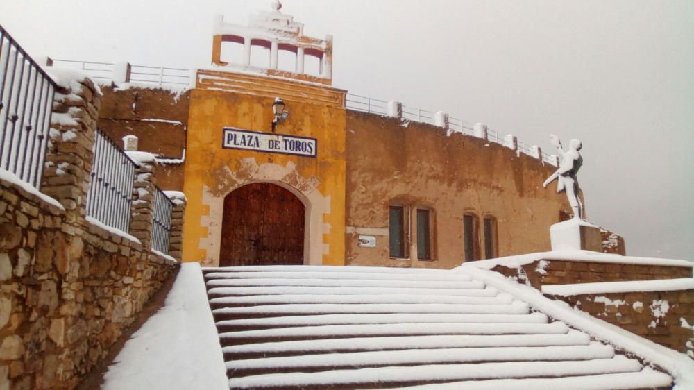 La nieve cubre Vilafranca.