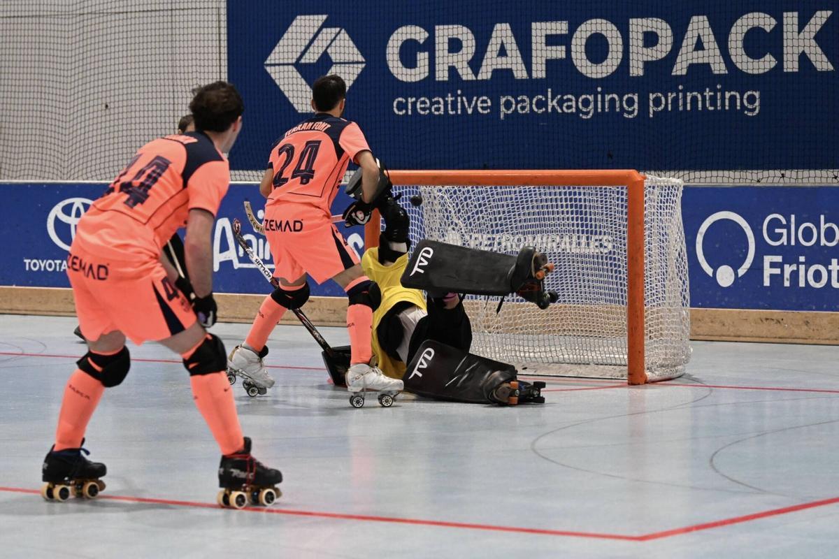 Imatges del tercer partit del play-off Igualada Rigat - Barça