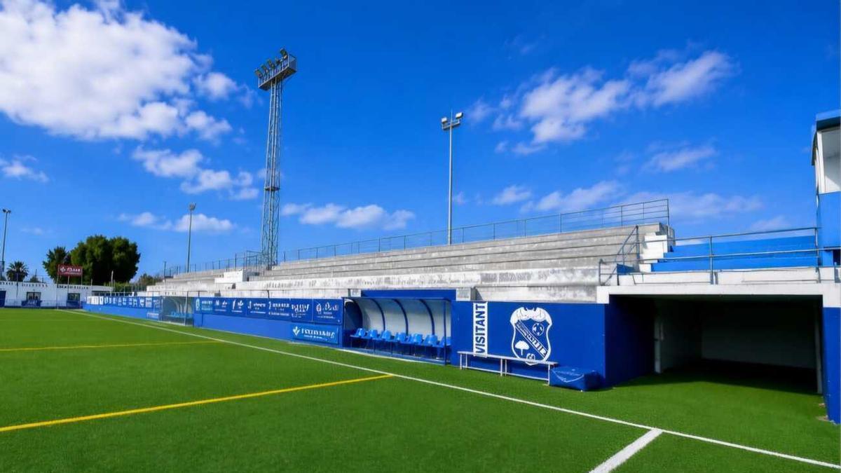 Una imagen del Camp del Morer que utiliza la UD Oliva para sus entrenamientos y partidos