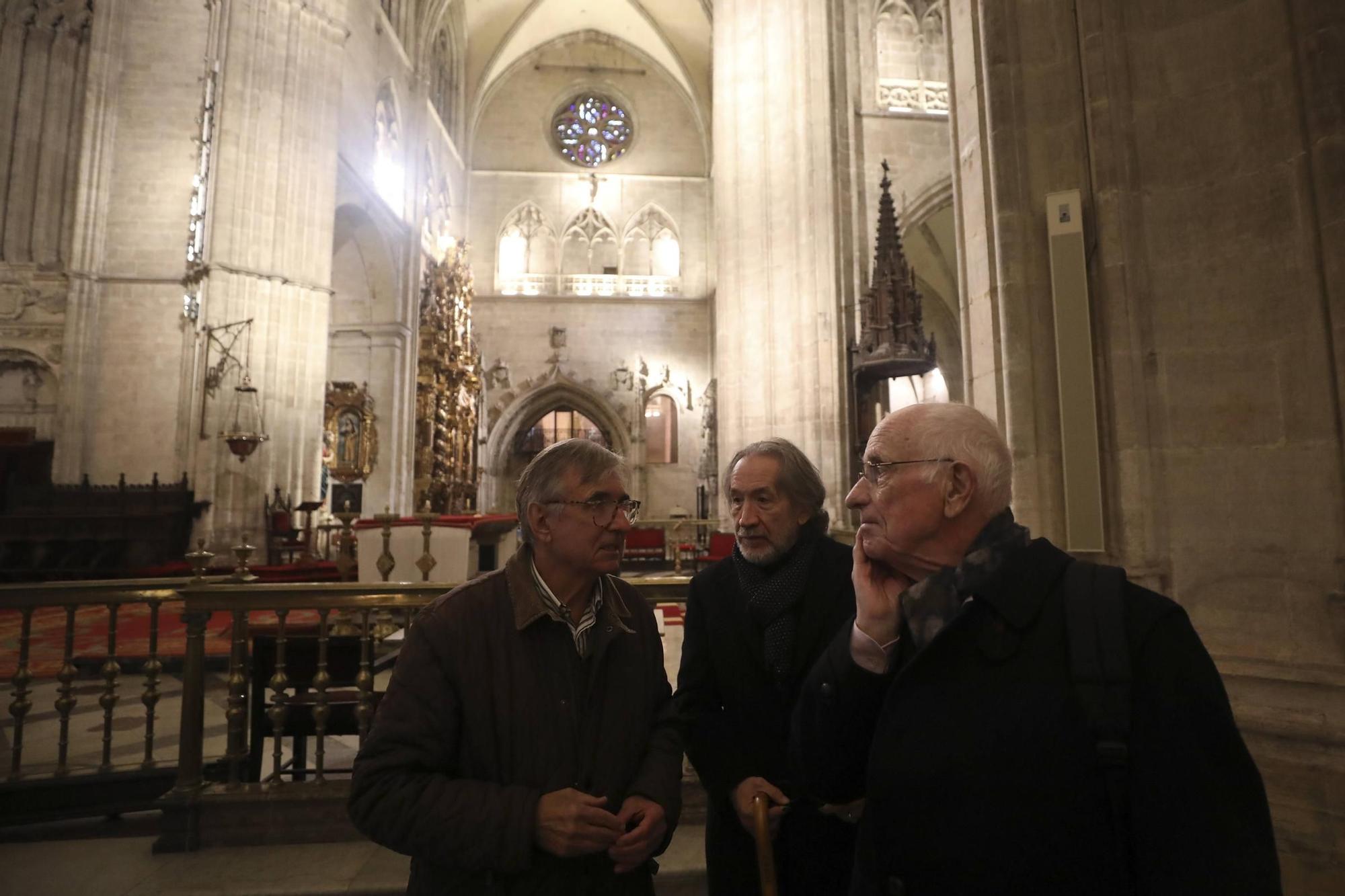 En imágenes: Visita de Jean-François Botrel a la catedral de Oviedo