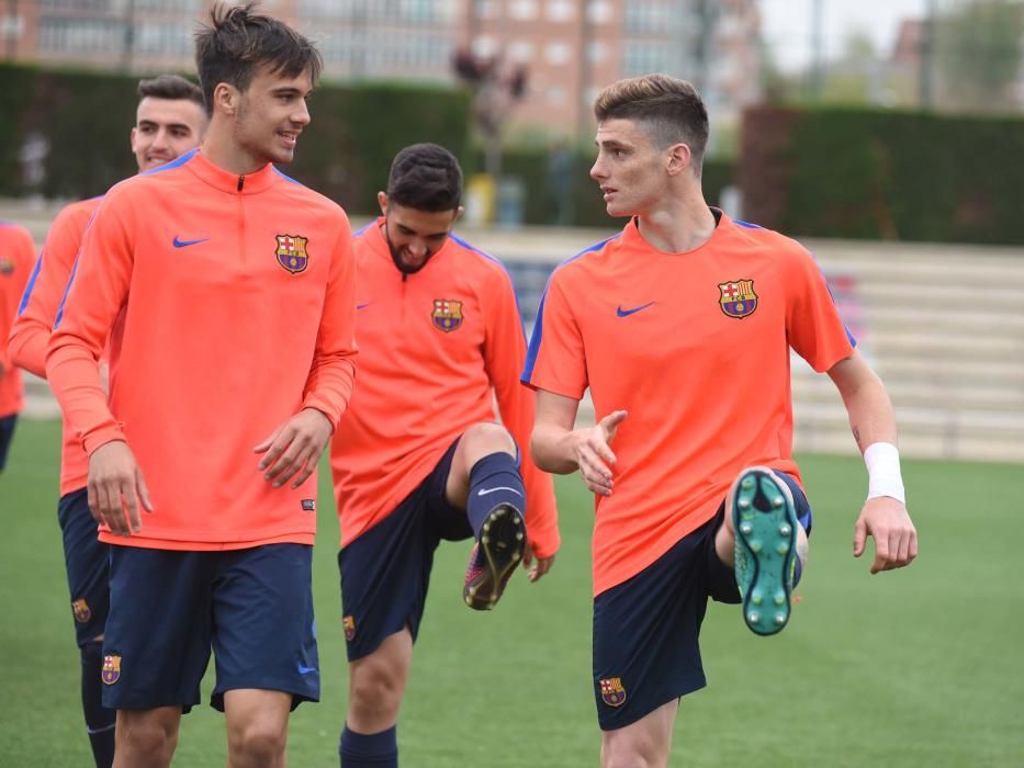 Entrenament del Barça juvenil