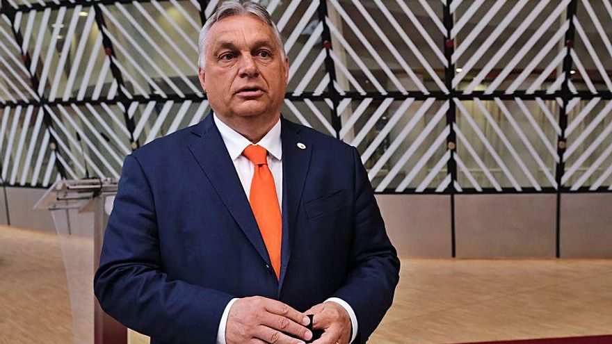 El primer ministre hongarès, Viktor Orbán, ahir a Brussel·les | EP