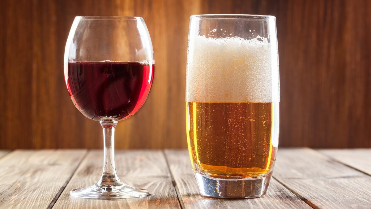 ¿Qué es más saludable, el vino o la cerveza?